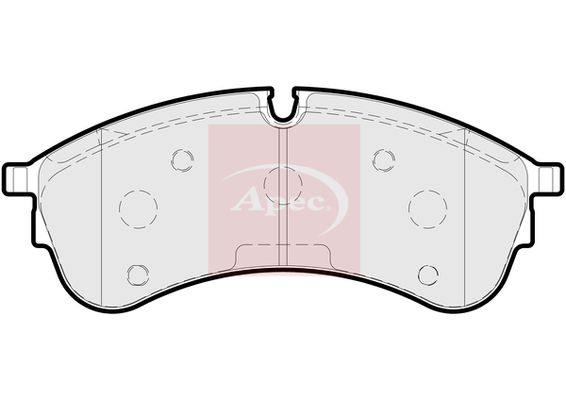 Apec Brake Pads Set PAD2230 - image 2
