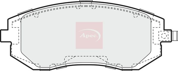 Apec Brake Pads Set PAD1362 - image 2