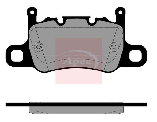 Apec Brake Pads Set PAD2493 - image 2