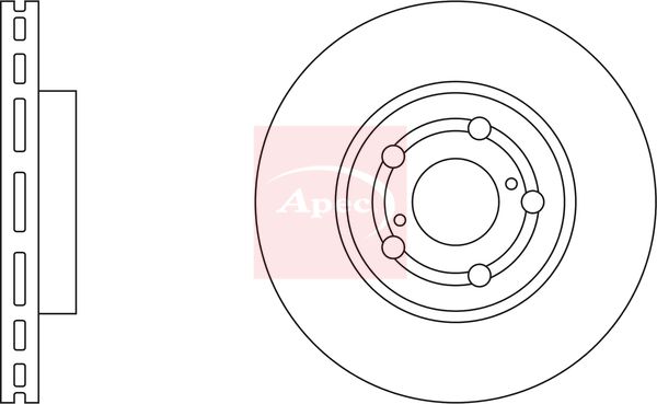 Apec Brake Disc DSK793 - image 2