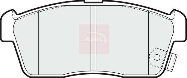 Apec Brake Pads Set PAD1463 - image 2