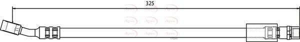 Apec Brake Hose HOS3690 - image 2