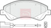 Apec Brake Pads Set PAD1476 thumbnail