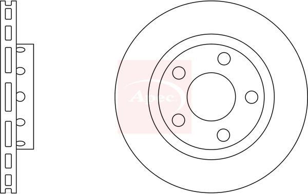 Apec Brake Disc DSK2293 - image 2