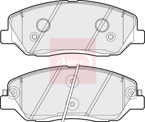 Apec Brake Pads Set PAD1564 - image 2