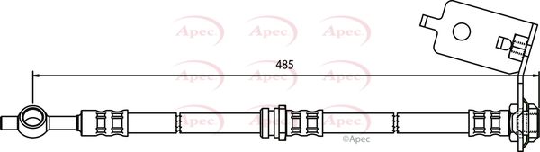 Apec Brake Hose HOS3571 - image 2