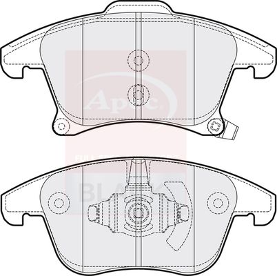 Apec Brake Pads Set PAD2070B - image 2