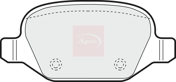 Apec Brake Pads Set PAD1209 - image 2