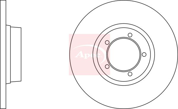 Apec Brake Disc DSK716 - image 2