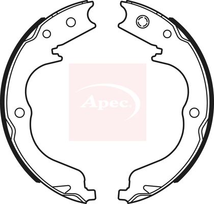 Apec Brake Shoes Set SHU718 - image 2