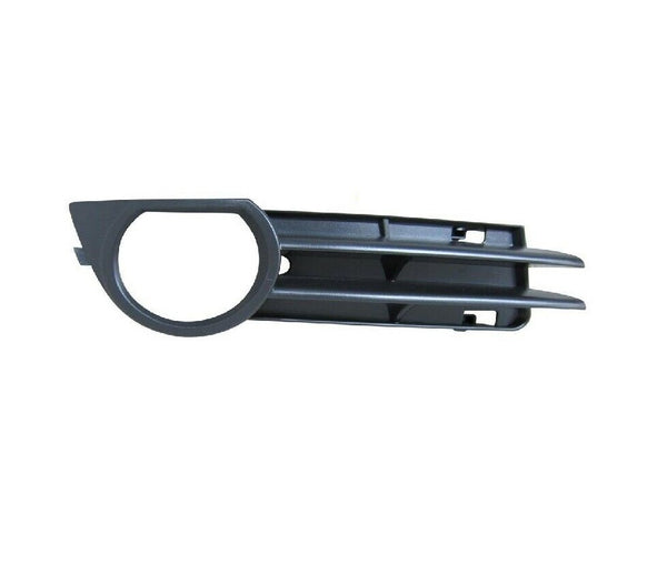 Fits Audi A3 2004-2008 Front Bumper Fog Grille For 3Dr And 5Dr With Hole Driver Side