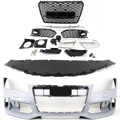 Fits Audi A7 S7 2010-2014 Front Bumper Bodykit With Grilles Sport Primed