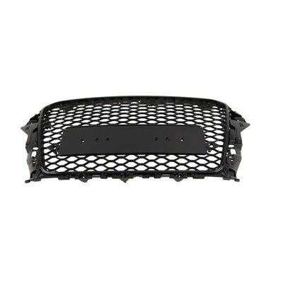 Audi A3 S3 8V 2012-2016 Front Bumper Main Grille Gloss Black RS Style Honeycomb - tradevehicleparts.co.uk