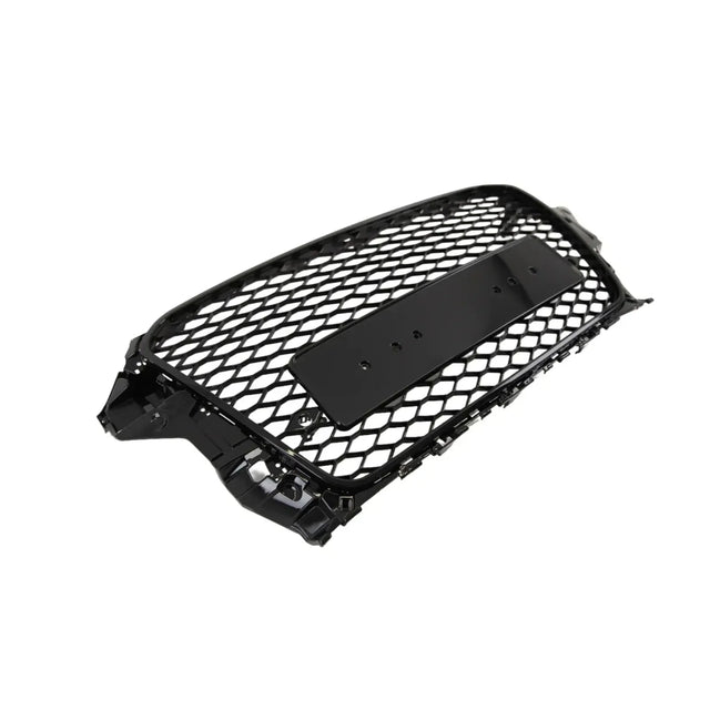 Audi A3 S3 8V 2012-2016 Front Bumper Main Grille Gloss Black RS Style Honeycomb - image 3
