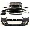 Fits Audi A4 B9 Facelift 2015-18 Front Bumper Bodykit Honeycomb Grilles Spoilers thumbnail
