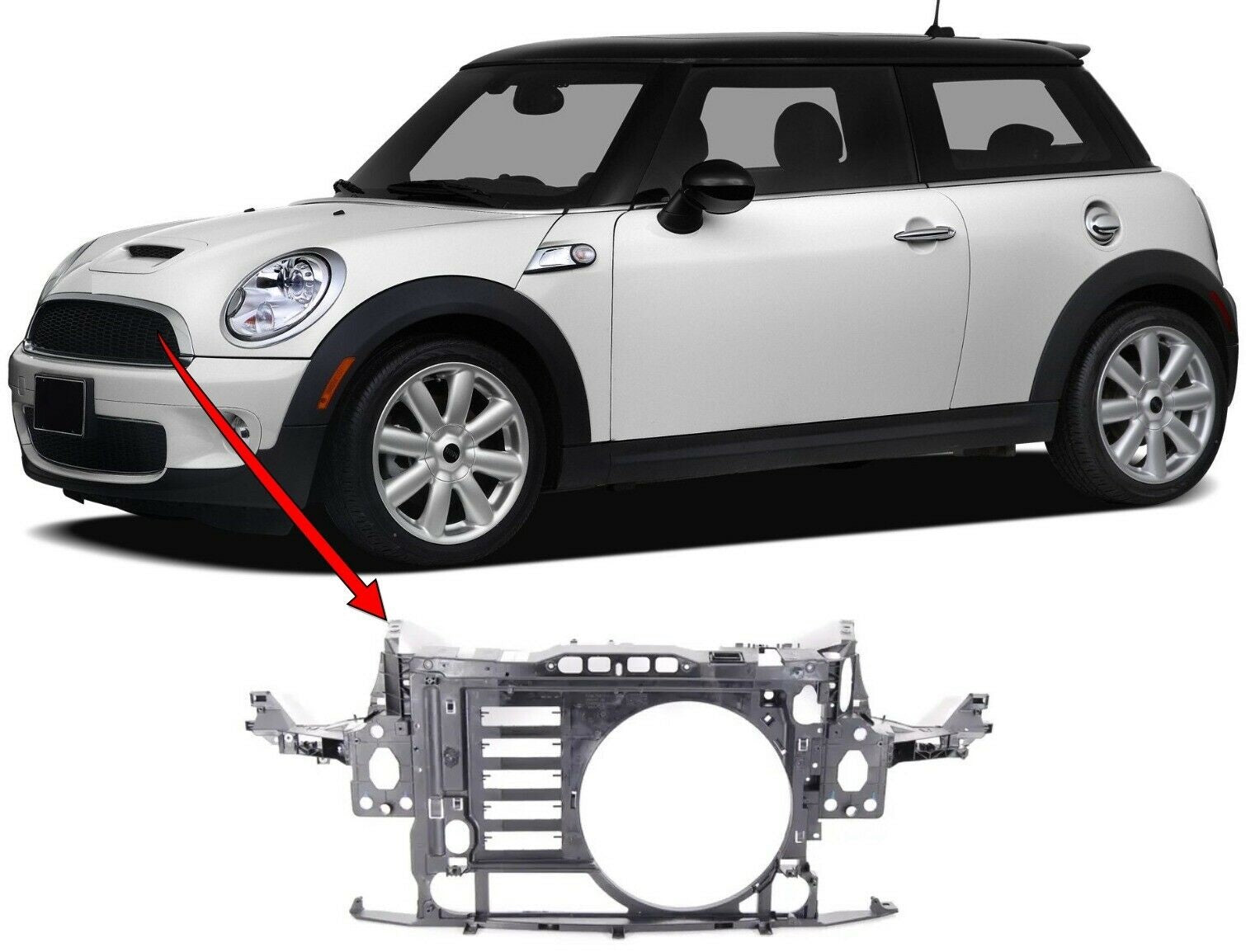 Fits Mini Cooper S Clubman 2007-2014 Front Panel