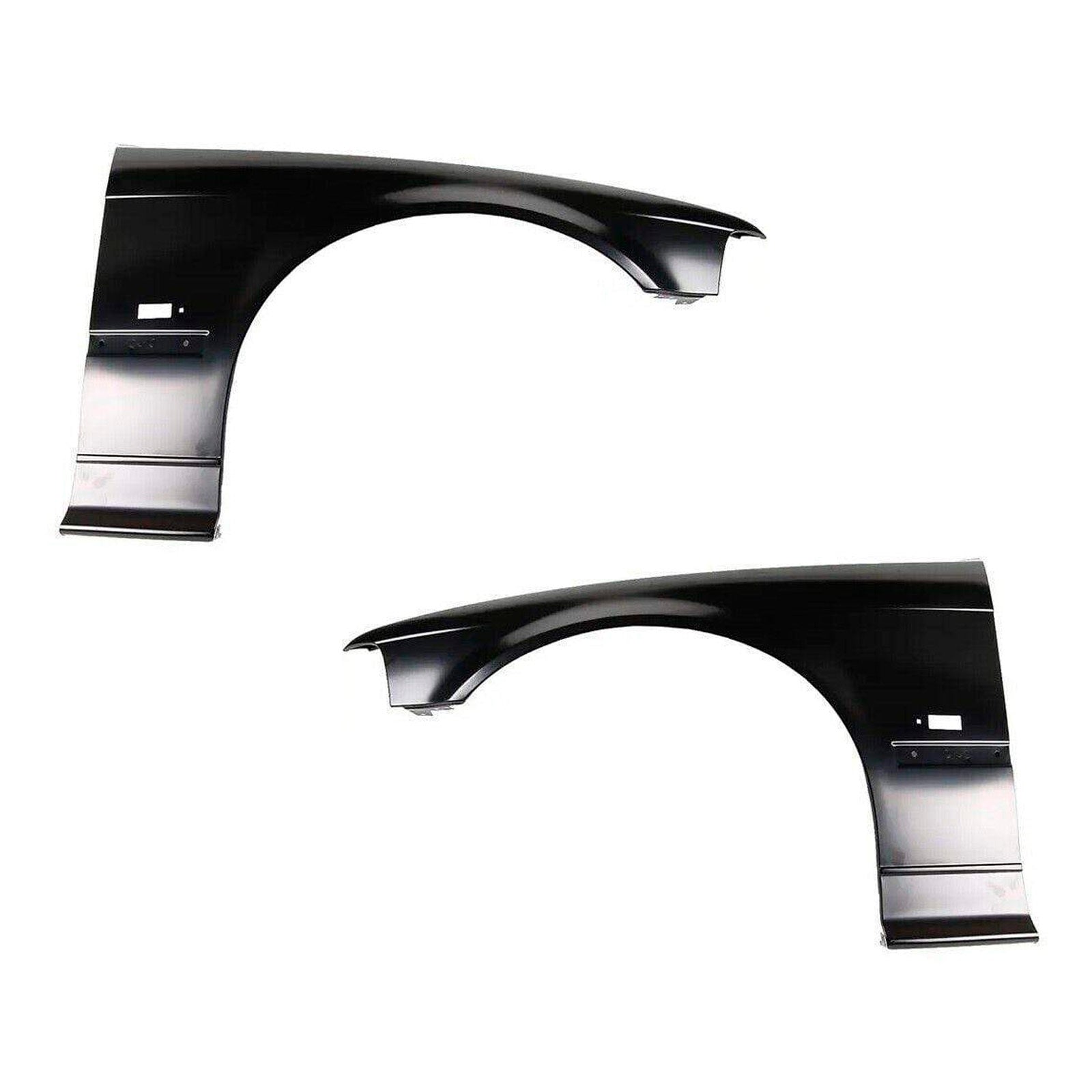 Fits BMW 3 E36 1991-1996 Front Wing Primed Pair Left & Right Large Indicator Hole 4Dr Saloon