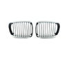 Fits BMW 3 E46 1998-2003 Coupe Convertible 2 Door Kidney Grille Pair Full Chrome thumbnail