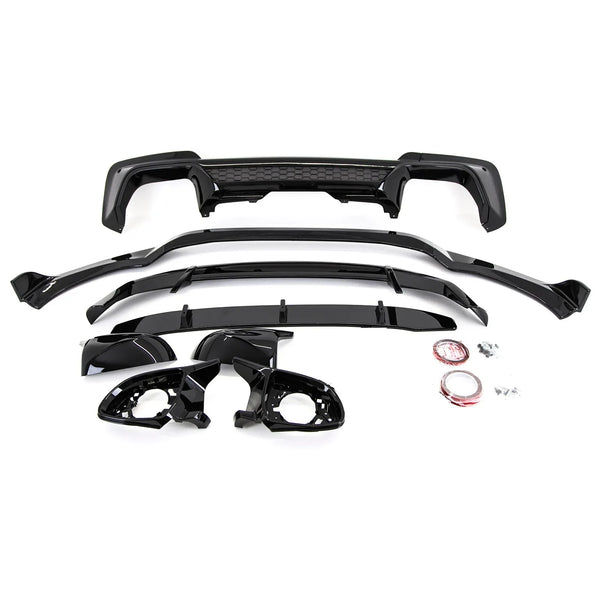 Fits BMW X3 G01 Body Kit Front Lip Splitter Spoiler & Rear Diffuser