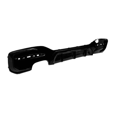 Fits BMW 1 Series F20 F21 LCI 2015-2019 Rear Bumper Diffuser Spoiler M Performance Style Gloss Black - tradevehicleparts.co.uk