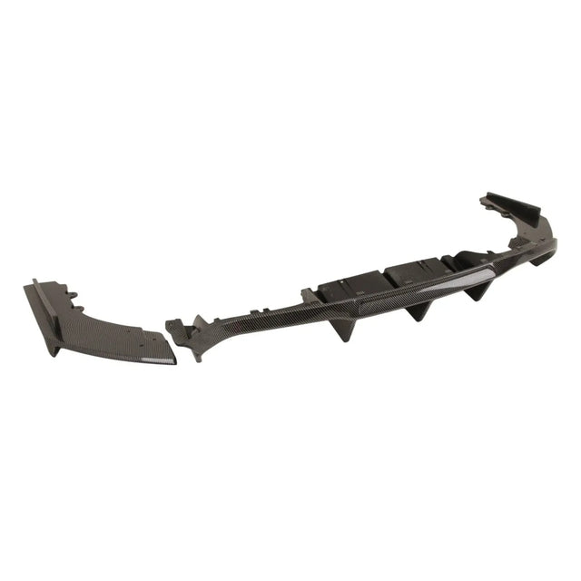 Fits BMW M2 F87 M2C 2016-2021 Rear Bumper Diffuser Spoiler Splitter Valance Carbon Look - image 2