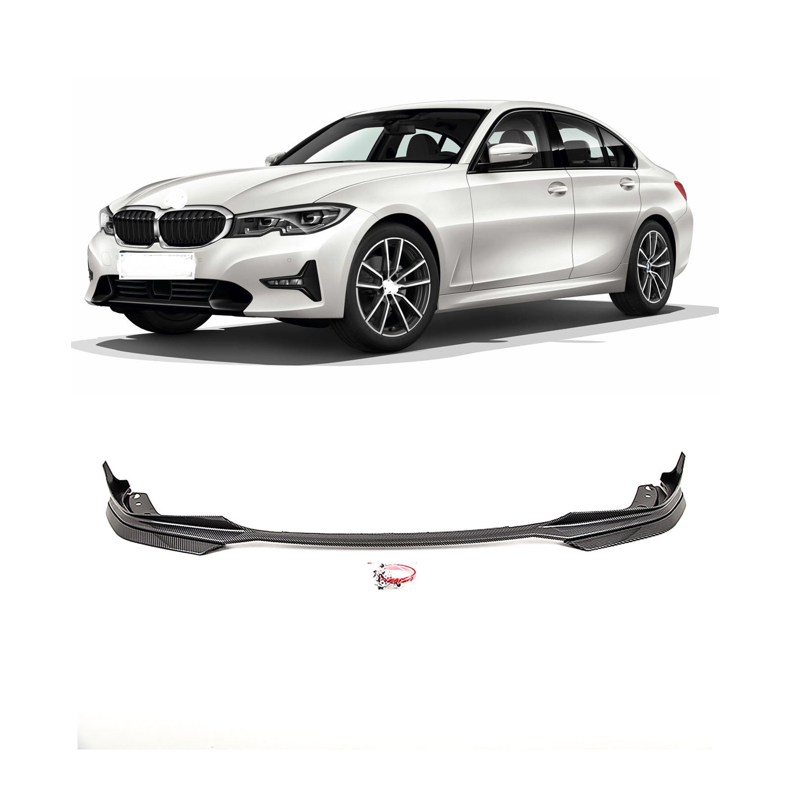 BMW 3 Series G20 G21 2019-2022 Front Lip Splitter Spoiler M Performance 1 pcs