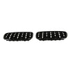 Fits BMW X5 X5M E70 X6 X6M E71 2007-2014 Front Kidney Grilles Gloss Black & Chrome thumbnail