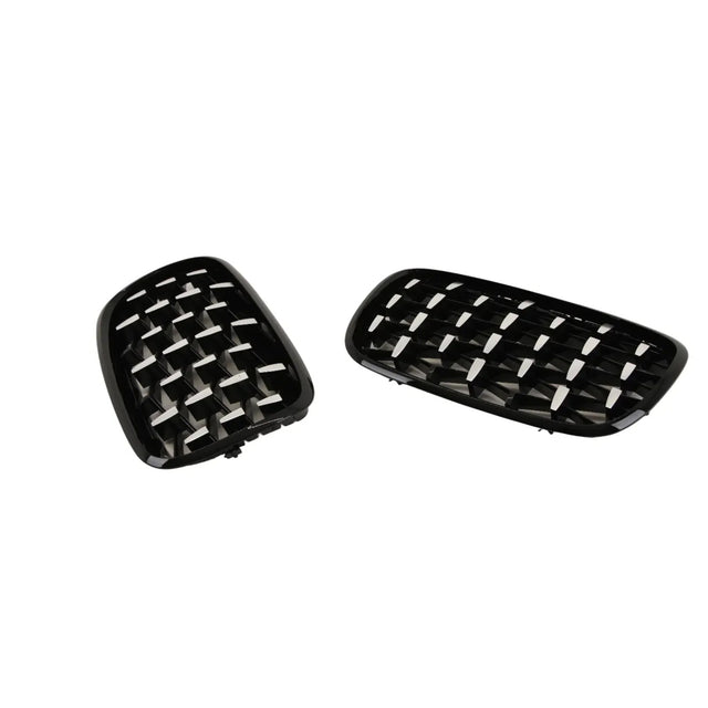 Fits BMW X5 X5M E70 X6 X6M E71 2007-2014 Front Kidney Grilles Gloss Black & Chrome - image 3