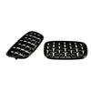Fits BMW X5 X5M E70 X6 X6M E71 2007-2014 Front Kidney Grilles Gloss Black & Chrome thumbnail