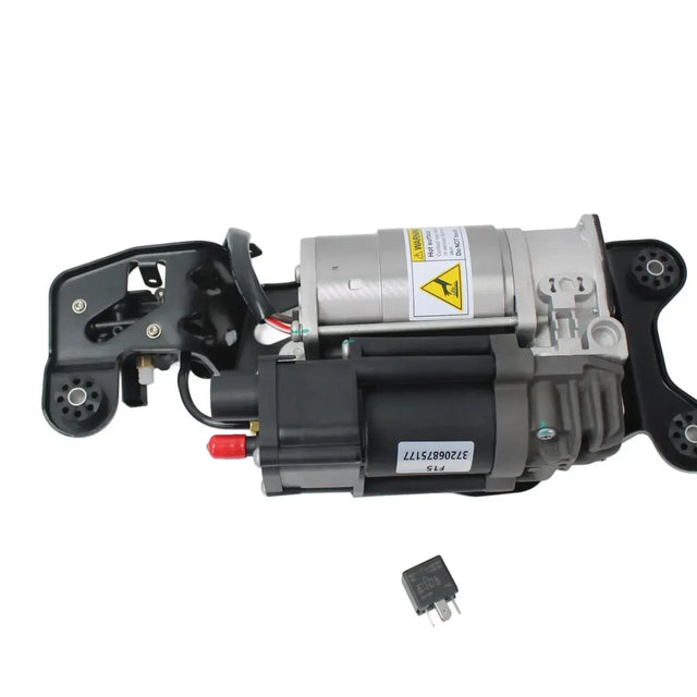 Fits BMW X5 F15 X6 F16 2013-2019 Air Suspension Compressor Pump With Bracket, Relay & Valve Block - image 3