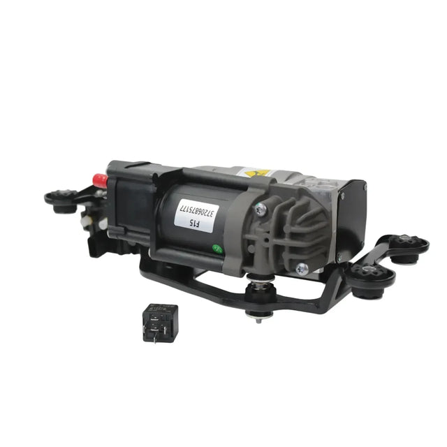 Fits BMW X5 F15 X6 F16 2013-2019 Air Suspension Compressor Pump With Bracket, Relay & Valve Block - image 6
