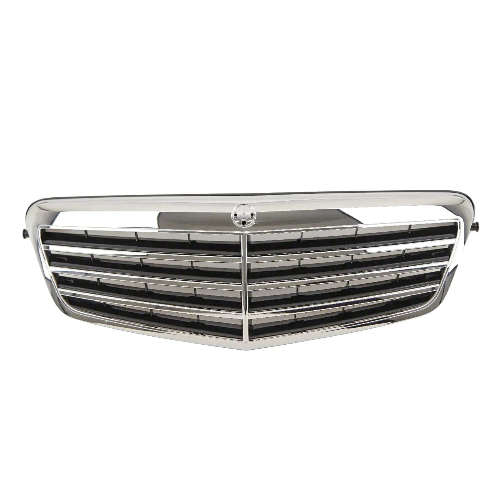 Fits Mercedes E-Class W212 2009-2013 Front Grille Main Centre Black & Chrome
