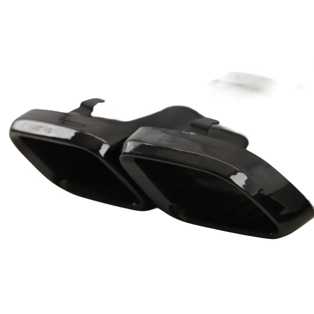 Fits Mercedes C Class W205 S205 Sport Rear Bumper Diffuser Exhaust Tips - image 6