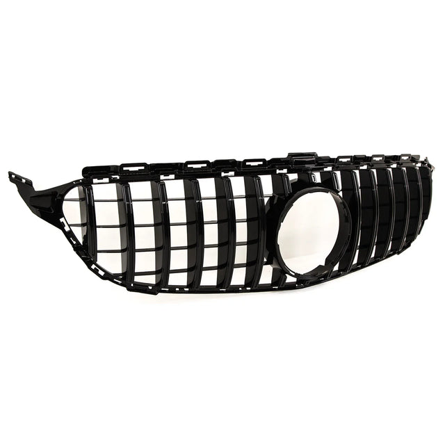 Fits Mercedes C Class W205 2014-2018 Front Bumper Grille Sport C63 Sport Gloss Black - image 3