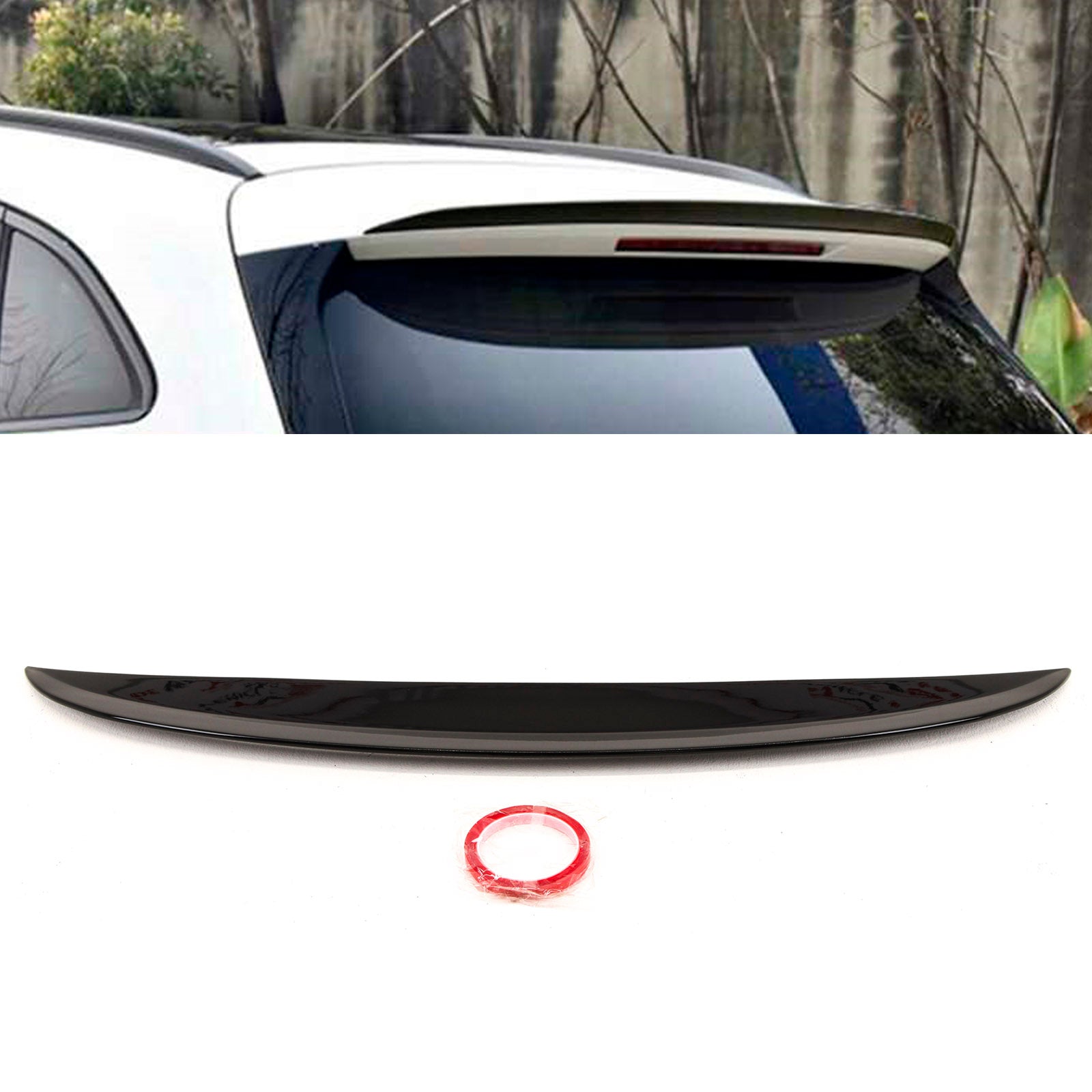 For Mercedes GLA Class X157 2020-2023 Rear Roof Boot Lip Spoiler AMG Style Gloss Black