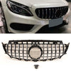 Fits Mercedes E Class W213 S213 A238 C238 2016-2020 Front Bumper Grille Sport Black & Chrome thumbnail