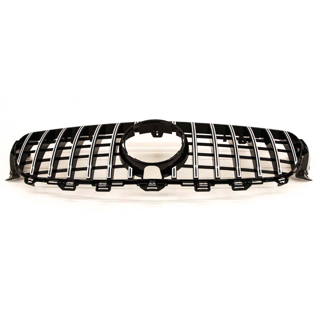 Fits Mercedes E Class W213 S213 A238 C238 2016-2020 Front Bumper Grille Sport Black & Chrome - image 5