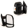 For Fiat Ducato 2006-2024 Door Wing Mirror Electric Heated With Indicator & Temperature Sensor Short Arm Black Right Side thumbnail