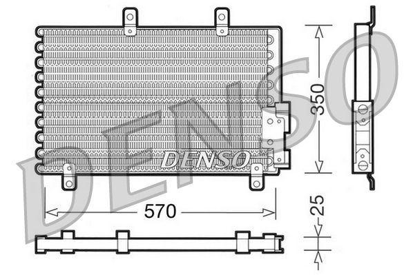 Denso Ac Condenser DCN01001 - image 2