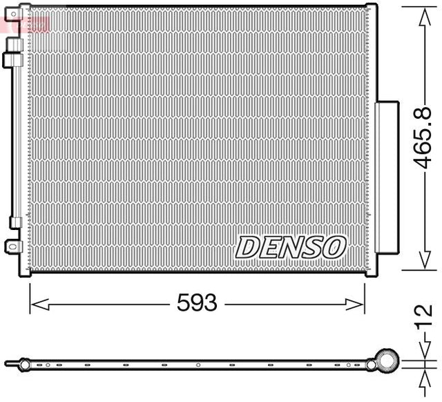Denso Ac Condenser DCN01005 - image 2