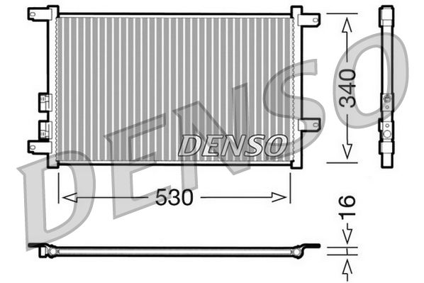 Denso Ac Condenser DCN01011 - image 2