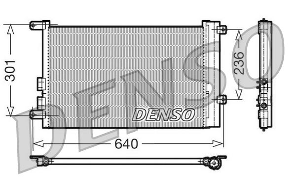Denso Ac Condenser DCN01016 - image 2
