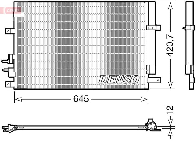 Denso Ac Condenser DCN01024 - image 2