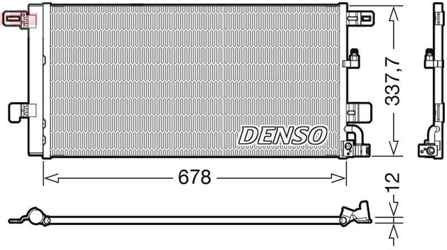 Denso Ac Condenser DCN02001 - image 2