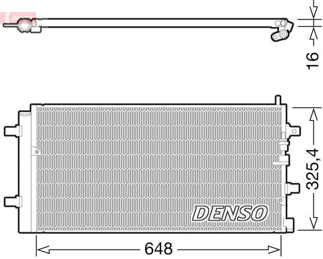 Denso Ac Condenser DCN02002 - image 2