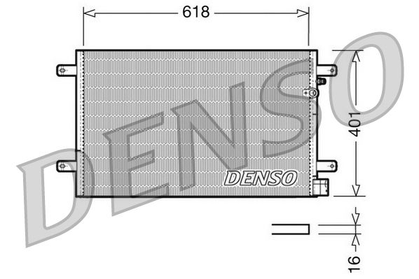 Denso Ac Condenser DCN02006 - image 2