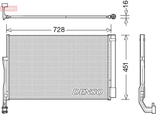 Denso Ac Condenser DCN02007 - image 2