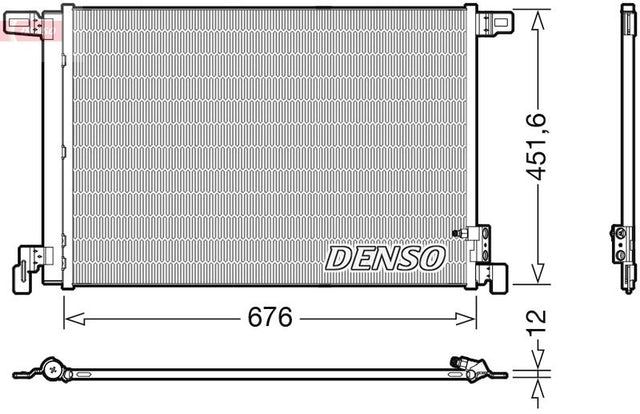 Denso Ac Condenser DCN02008 - image 2