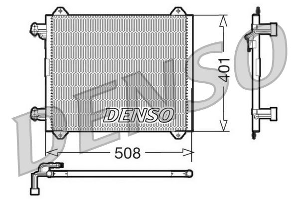 Denso Ac Condenser DCN02009 - image 2