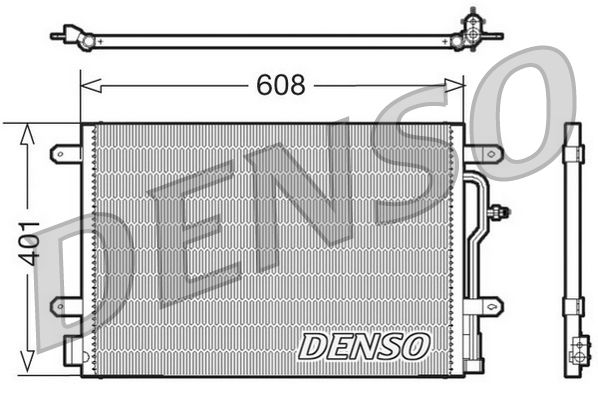 Denso Ac Condenser DCN02011 - image 2